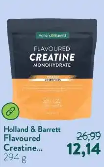Holland & Barrett Flavoured Creatine Monohydraat Peach - 294g aanbieding