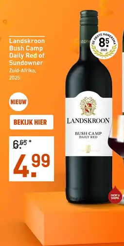 Gall & Gall Landskroon Bush Camp Daily Red 75CL aanbieding