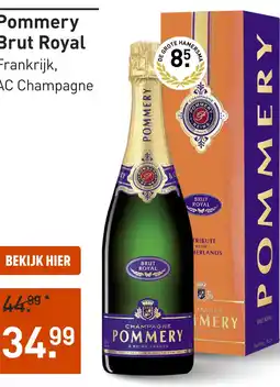 Gall & Gall Pommery Brut Royal 75CL aanbieding
