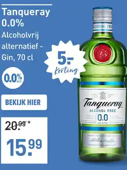 Gall & Gall Tanqueray 0.0% 70CL aanbieding