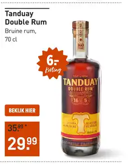 Gall & Gall Tanduay Double Rum 70CL aanbieding
