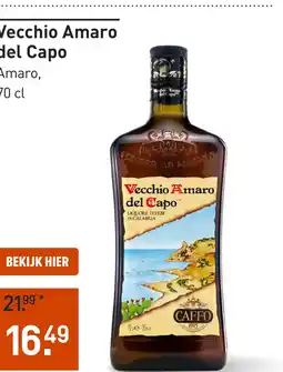 Gall & Gall Vecchio Amaro del Capo 70CL aanbieding