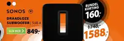 Expert Sonos SUB 4 Zwart aanbieding