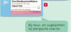 Etos 2 Etos hooikoortstabletten Loratadine aanbieding