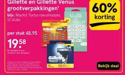 Etos Gillette en Gillette Venus grootverpakkingen¹ aanbieding