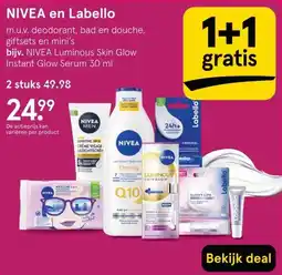 Etos NIVEA en Labello aanbieding