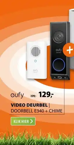 Expert Eufy Video Doorbell E340 + Chime aanbieding