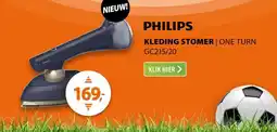 Expert Philips One Turn GC215/20 Blauw aanbieding