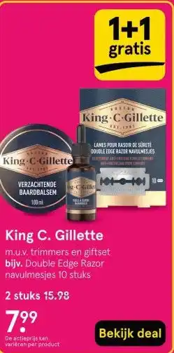 Etos King C. Gillette aanbieding