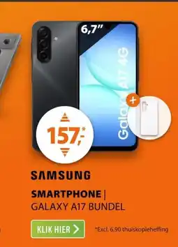 Expert Samsung Galaxy A17 128GB 4G + Clear Case aanbieding