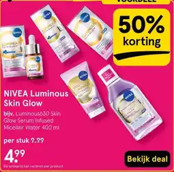 Etos NIVEA Luminous Skin Glow aanbieding