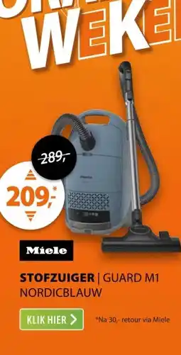 Expert Miele Guard M1 Blauw aanbieding