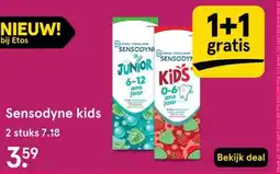 Etos Sensodyne kids aanbieding