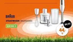 Expert Braun MQ7035IWH Wit aanbieding
