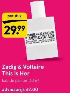 Etos Zadig & Voltaire This is Her aanbieding