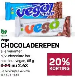 Ekoplaza CHOCOLADEREPEN aanbieding