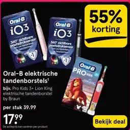 Etos Oral-B elektrische tandenborstels¹ aanbieding