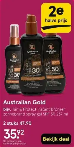 Etos Australian Gold aanbieding