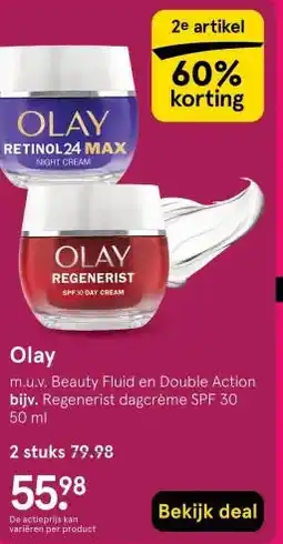 Etos Olay aanbieding
