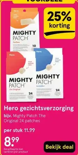 Etos Hero gezichtsverzorging aanbieding