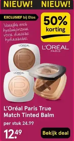 Etos L'Oréal Paris True Match Tinted Balm aanbieding