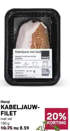 Ekoplaza Marqt KABELJAUW- FILET aanbieding