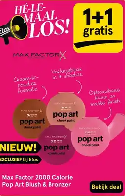 Etos Max Factor 2000 Calorie Pop Art Blush & Bronzer aanbieding