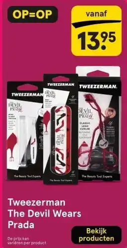 Etos Tweezerman The Devil Wears Prada aanbieding