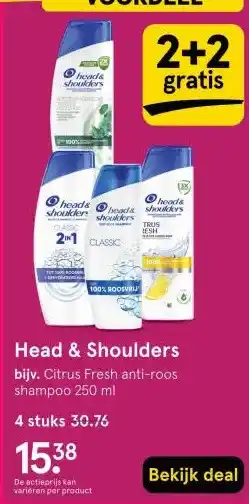Etos Head & Shoulders aanbieding