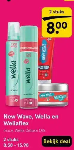Etos New Wave, Wella en Wellaflex aanbieding