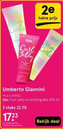 Etos Umberto Giannini aanbieding