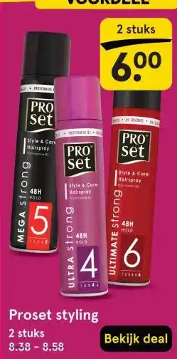 Etos Proset styling aanbieding