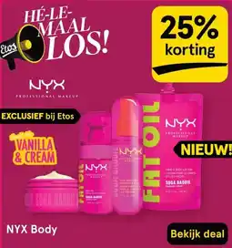 Etos NYX Body aanbieding