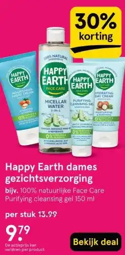 Etos Happy Earth dames gezichtsverzorging aanbieding