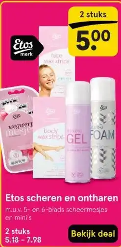 Etos Etos scheren en ontharen aanbieding