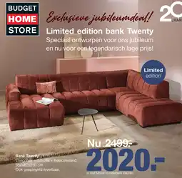 Budget Home Store Bank Twenty aanbieding