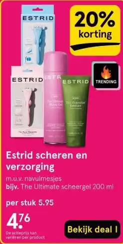 Etos Estrid scheren en verzorging aanbieding