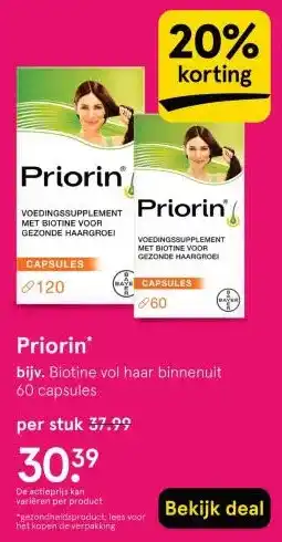 Etos Priorin aanbieding