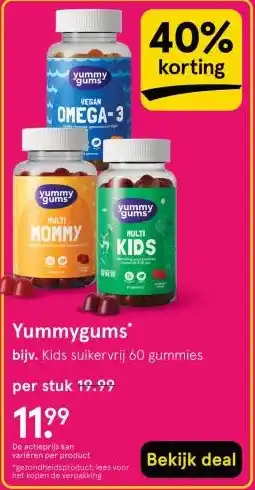 Etos Yummygums aanbieding