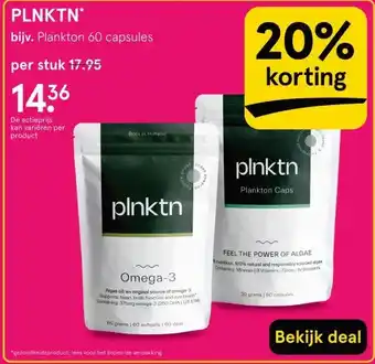 Etos PLNKTN' aanbieding