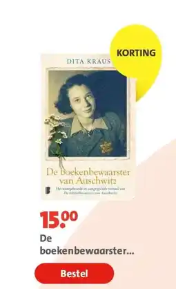 Bruna De boekenbewaarster van Auschwitz aanbieding