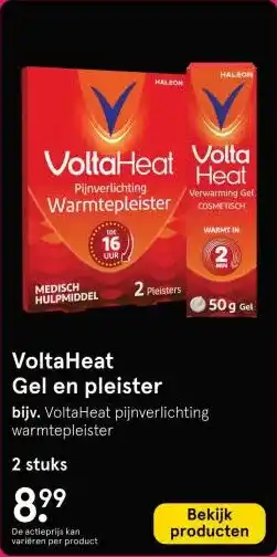 Etos VoltaHeat Gel en pleister aanbieding
