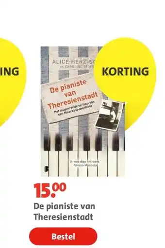 Bruna De pianiste van Theresienstadt aanbieding
