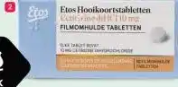 Etos Etos hooikoortstabletten Cetirizine diHCI aanbieding