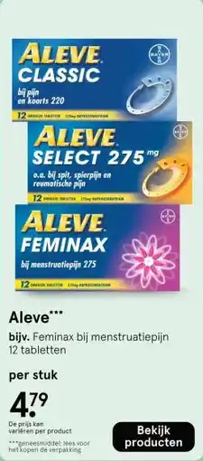 Etos Aleve aanbieding
