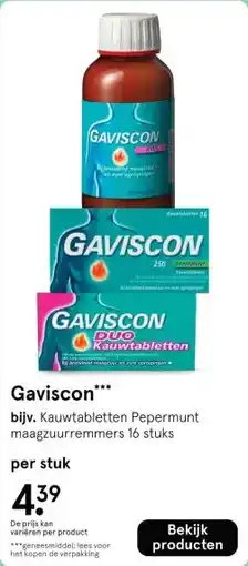 Etos Gaviscon aanbieding