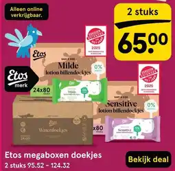 Etos Etos megaboxen doekjes aanbieding