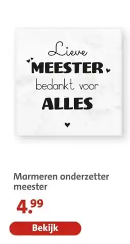 Bruna Marmeren onderzetter meester aanbieding
