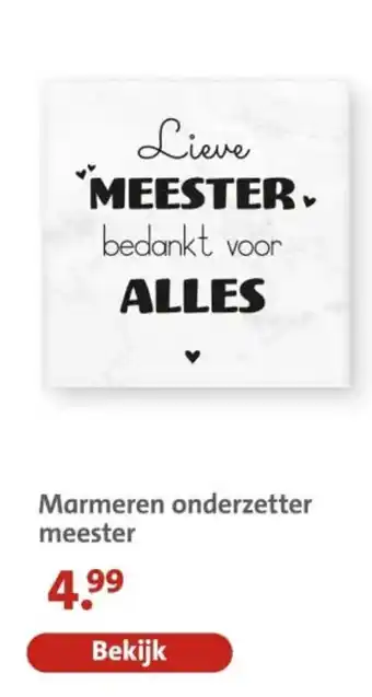 Bruna Marmeren onderzetter meester aanbieding