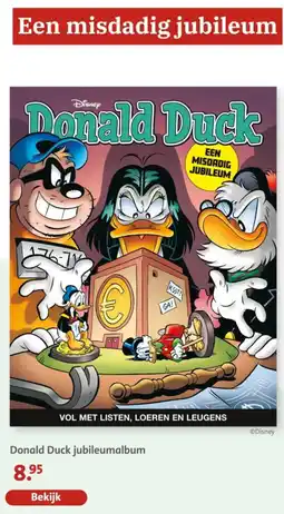 Bruna Donald Duck jubileumalbum aanbieding